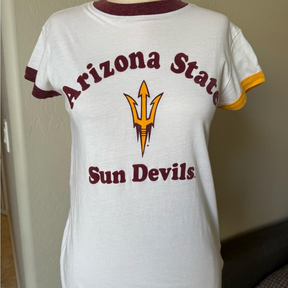 Russell Athletic Maroon and Gold T-Shirt